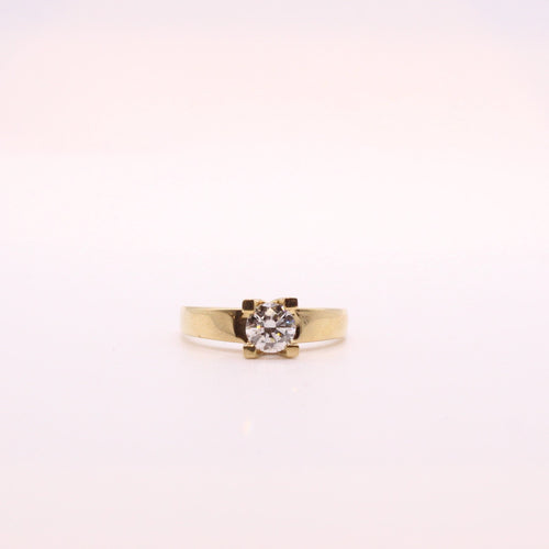 Bague Bague Solitaire diamants 58 Facettes