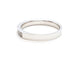 Bague 56 Bague Alliance Or blanc Diamant 58 Facettes 06315CD