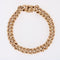 Bracelet Bracelet gourmette or jaune 58 Facettes CVBR40