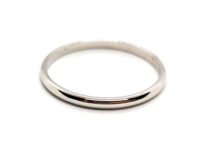 Bague 65 Bague Alliance Or blanc 58 Facettes 1178333CD