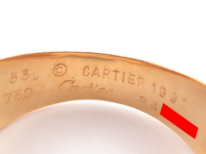 Bague 53 vintage bague CARTIER colisee or jaune 58 Facettes 258724