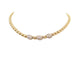 Collier collier ras du cou VAN CLEEF & ARPELS or jaune 18k 50gr diamants 1.6ct 58 Facettes 253437