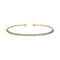 Bracelet Bracelet jonc diamants or rose. 58 Facettes 31704