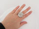 Bague 55 bague CHANEL camelia en or blanc 18k et diamants 3.45ct 58 Facettes 239245