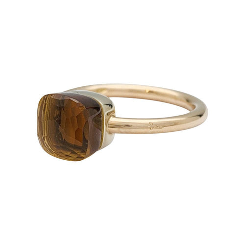 Bague 57 Bague Pomellato, "Nudo Petit", or rose, or blanc, citrine. 58 Facettes 31349