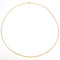 Collier Chaine en or jaune maille forçat limée 58 Facettes 19-538B