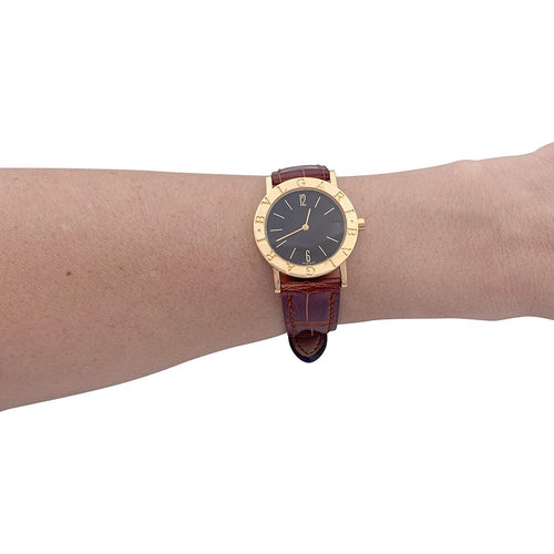Montre Montre Bulgari, "BB", or jaune. 58 Facettes 32167