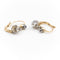 Boucles d'oreilles Boucles d'oreilles Dormeuses Or jaune Diamant 58 Facettes 1969298CN