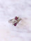 Bague de fiançailles Vintage or, rubis, et diamants 58 Facettes