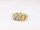 Bague Bague gourmette vintage Pomellato en or et diamants 58 Facettes