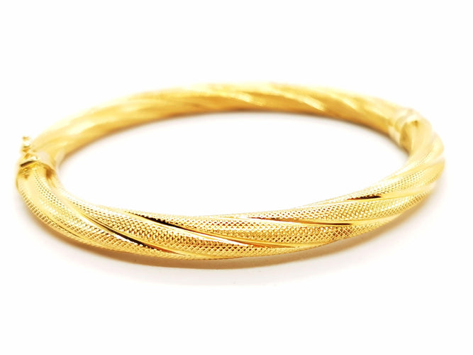 Bracelet Bracelet Jonc Or jaune 58 Facettes 1610155CN