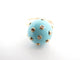 Bague 54 bague VICTORIA CASAL tac tac t54 or jaune pierre turquoise diamants 58 Facettes 253613