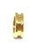 Bague Bague or jaune saphir ovale et diamants baguettes 58 Facettes