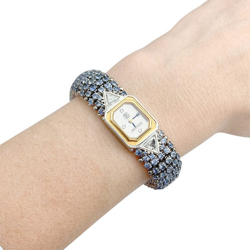 Montre Montre Repossi, deux ors, saphirs, diamants. 58 Facettes 32054