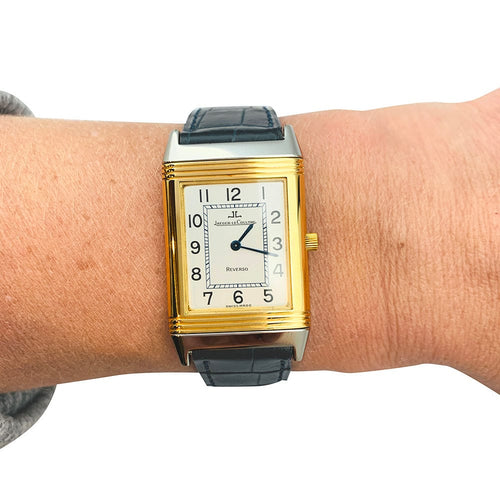 Montre Montre Jaeger Lecoultre, "Reverso", or et acier. 58 Facettes 31090
