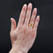 Bague 54 Bague large or jaune 58 Facettes 14-177
