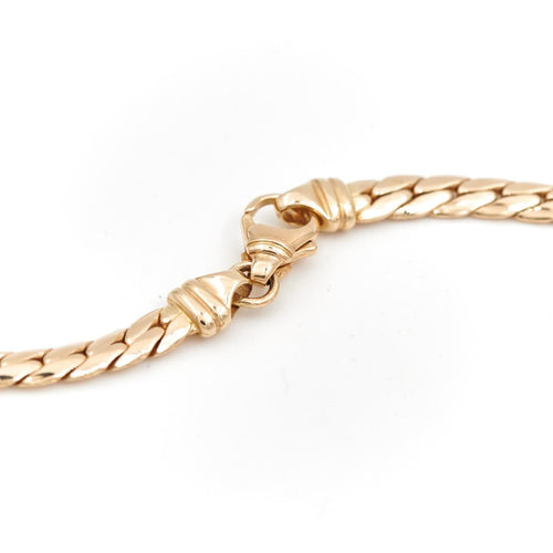 Collier Collier Maille anglaise Or jaune 58 Facettes 1752205CN