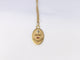 Pendentif Médaille Amour ovale Plus qu’hier moins que demain, Augis 58 Facettes 529