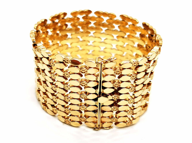 Bracelet Bracelet Manchette Or jaune 58 Facettes 1588606CN
