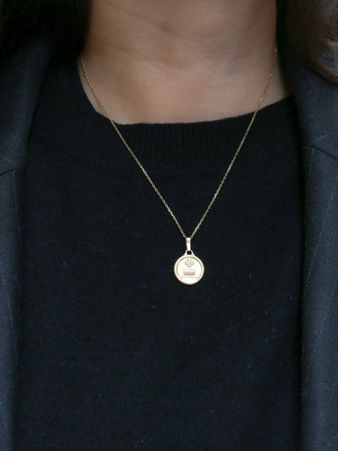 Pendentif AUGIS - Médaille amour L'essentielle, or jaune 58 Facettes J235