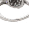 Bague 57 Bague Marguerite Or blanc Diamant 58 Facettes 2737235CN