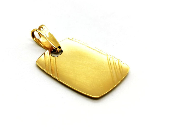 Pendentif Pendentif Plaque Or jaune 58 Facettes 1145873CD