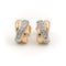 Boucles d'oreilles Boucles d'oreilles Demi créoles Or jaune Diamant 58 Facettes 1720421CN