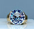 Bague 55 Bague Or jaune Aigue-marine 58 Facettes AB292