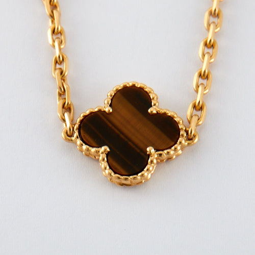 Collier Van Cleef & Arpels - Sautoir Alhambra Oeil de tigre 58 Facettes