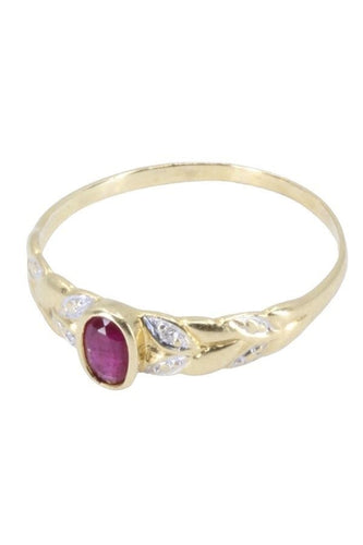 Bague Bague moderne, rubis, diamants 58 Facettes 063841