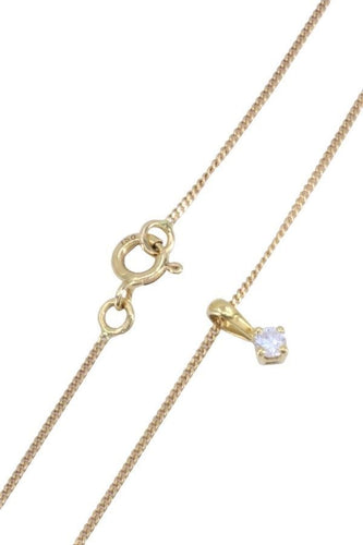 Collier COLLIER SOLITAIRE DIAMANT 0.09 carat 58 Facettes 070761