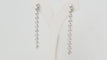 Boucles d'oreilles 5cm Boucles d'oreilles pendantes Or blanc Diamants 58 Facettes 32255