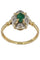 Bague BAGUE MODERNE ÉMERAUDE ET DIAMANTS 58 Facettes 050681