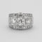 Bague 53 Bague Art Déco Diamants 58 Facettes