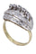 BAGUE ART-NOUVEAU PIERRES DU RHIN 58 Facettes 061961