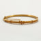 Bracelet Bracelet Jonc Or ciselé 58 Facettes