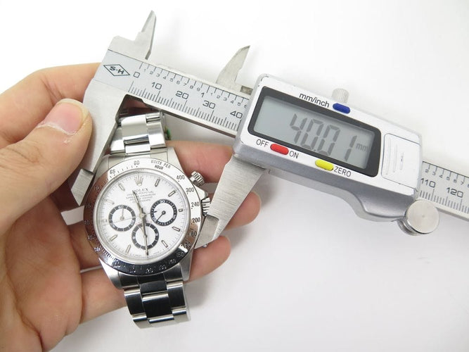 Montre vintage montre ROLEX daytona zenith tritium 40mm acier 58 Facettes 254963