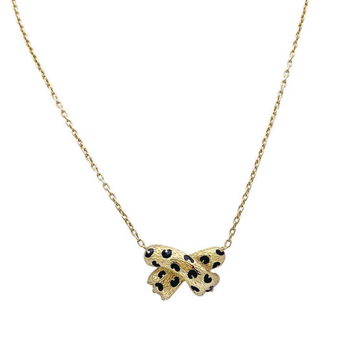 Collier Collier Fred, "Ombre Féline", or jaune, émail. 58 Facettes 32979