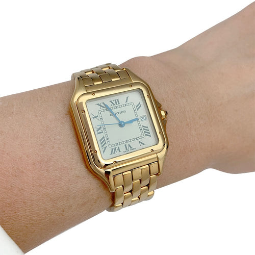Montre Montre Cartier ,Panthère, or jaune. 58 Facettes 32437