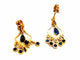 Boucles d'oreilles Boucles d'oreilles Pendantes Or jaune Saphir 58 Facettes 1292373CN
