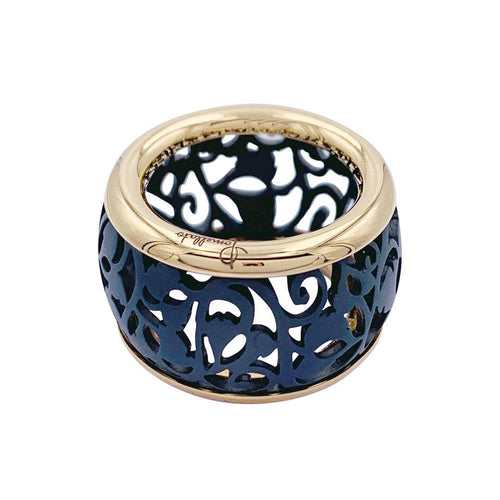 Bague 50 Bague Pomellato, "Arabesque", or rose, titane. 58 Facettes 33169