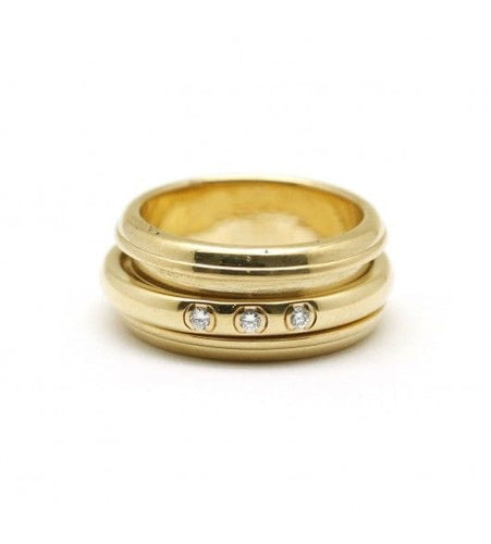 Bague 52 / Jaune / Or 750 Bague Possession PIAGET 58 Facettes 220456R