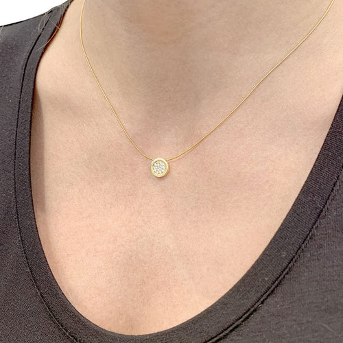 Collier Collier Fred "Miss Fred Moon" or jaune, diamants. 58 Facettes 33500