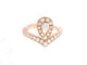 Bague 52 bague CHAUMET josephine aigrette en or rose 18k diamants 58 Facettes 253915