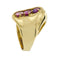 Bague 52 Bague large saphirs roses et rubis 58 Facettes 33533
