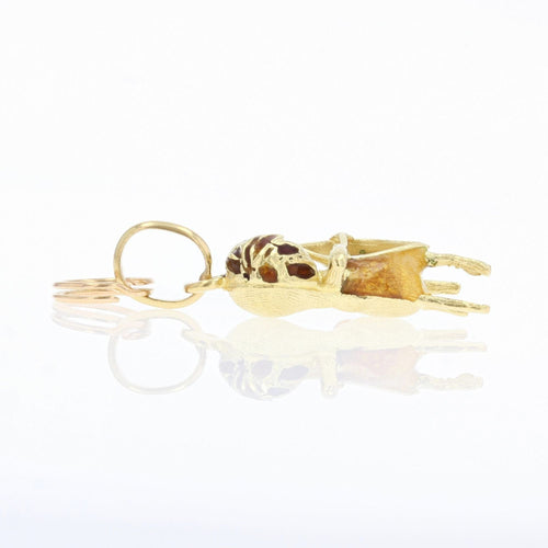 Pendentif Breloque ancienne or émail cupidon 58 Facettes 13-164