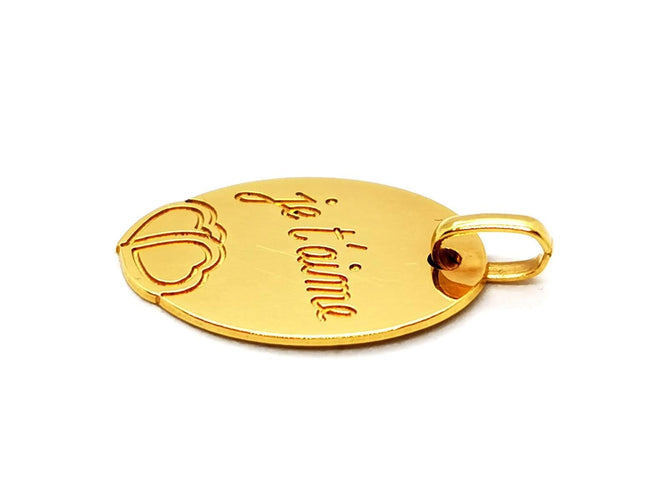 Pendentif Pendentif Médaille Or jaune 58 Facettes 1180501CD