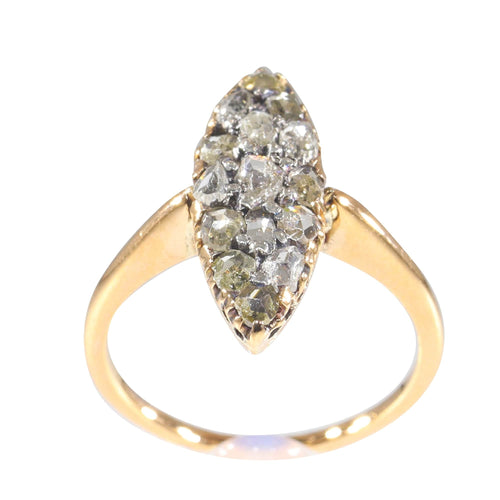 Bague 48 Bague diamant taille rose 58 Facettes 22332-0134