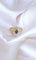 Bague Bague goutte saphir entourage diamants 58 Facettes