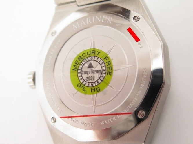 Montre montre CONCORD mariner quartz 41 mm en acier diamants 58 Facettes 257592